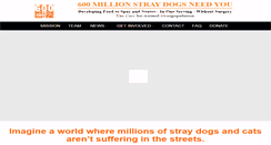 Desktop Screenshot of 600milliondogs.org
