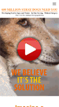 Mobile Screenshot of 600milliondogs.org
